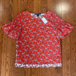Brand New French Connection Short Sleeve Blouse Size XS
